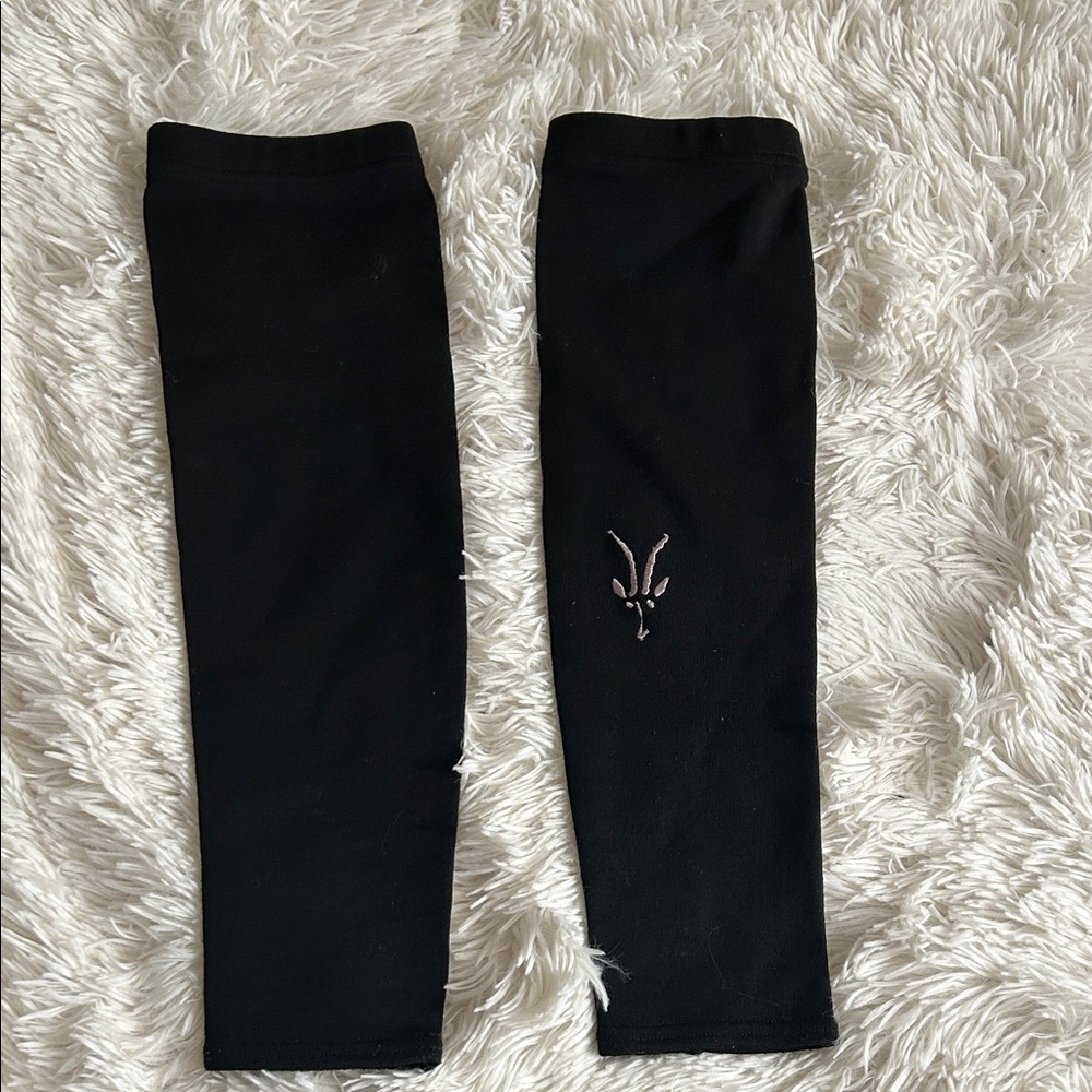 Black IBEX Merino Arm warmers large adult